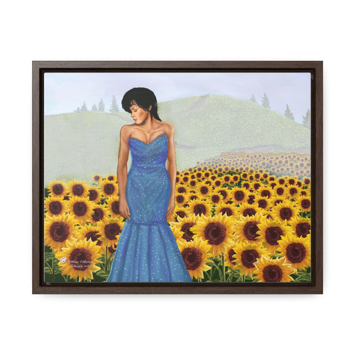 Woman With Sunflowers