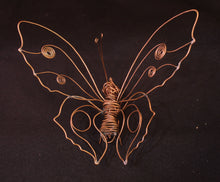 Load image into Gallery viewer, Peacock Butterfly (Copper Wire)