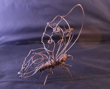 Load image into Gallery viewer, Peacock Butterfly (Copper Wire)